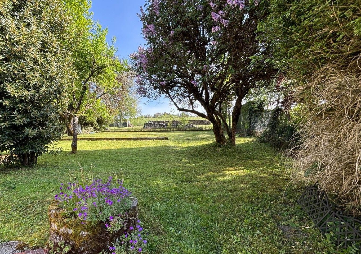 Tonte et entretien d'un jardin